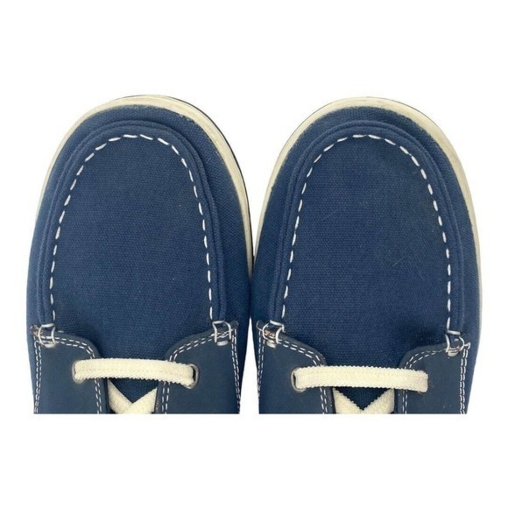 G.H. Bass & Company Nantucket Leather Lace Up Men's Boat Sneakers Women 8 Men 7 - Picture 4 of 11